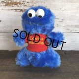 Vintage Hasbro Sesame Street Cookie Monster Mini Plush Doll (T404)