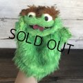 Vintage Knickerbocker Sesame Street Oscar Hand Puppet Doll (T408)