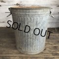 Vintage Metal Trash Can 43cm (T406)