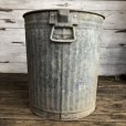 画像5: Vintage Metal Trash Can 43cm (T406)