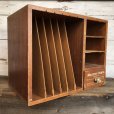 画像2: Vintage Wooden MACHINE PARTS CO Store Display Cabinet (T409) (2)