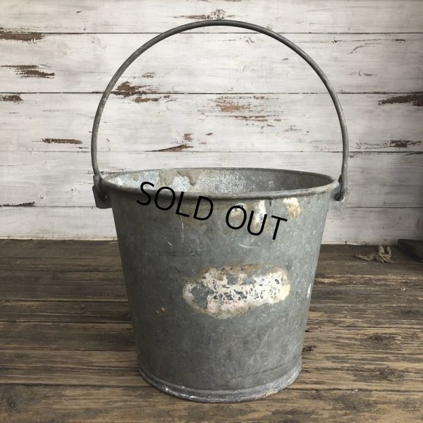 画像1: Vintage Metal Bucket (T405)