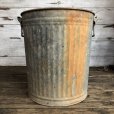 画像4: Vintage Metal Trash Can 43cm (T406)