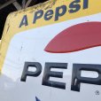 画像7: 60s Vintage Pepsi Cola A Pepsi Break Makes Sense! Embossed Metal Sign (T417)