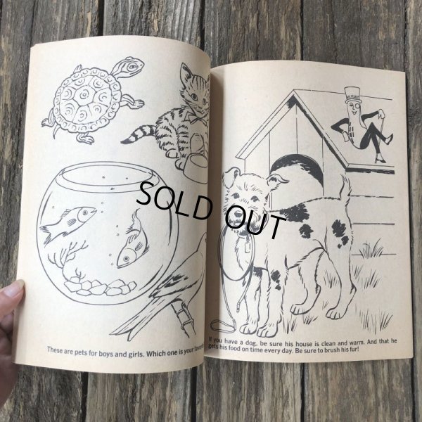 画像6: Vintage Planters Mr Peanut  AMERICA KEEP IT BEAUTIFUL Coloring Book (T431)