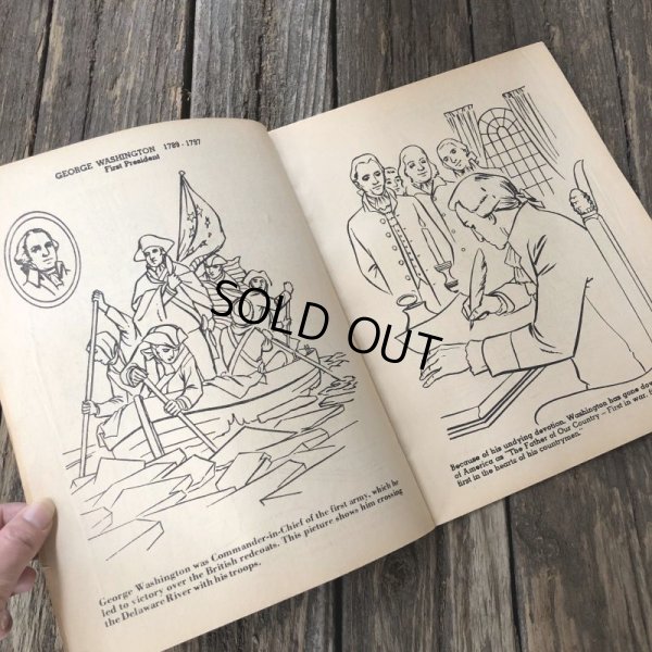 画像3: Vintage Planters Mr Peanut Presidents of the United States Coloring Book (T432)