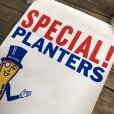 画像4: Vintage Planters Mr Peanut Store Display Poster (T440)