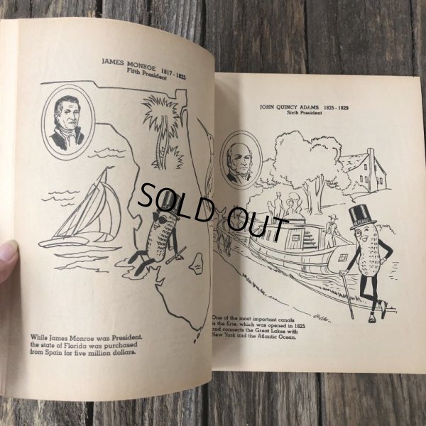 画像5: Vintage Planters Mr Peanut Presidents of the United States Coloring Book (T432)