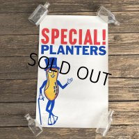 Vintage Planters Mr Peanut Store Display Poster (T440)