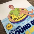 画像5: Vintage Planters Mr Peanut Store Display Poster Round Rider (T437)