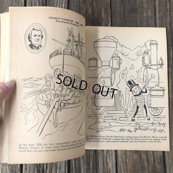 画像7: Vintage Planters Mr Peanut Presidents of the United States Coloring Book (T432)