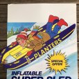 画像5: Vintage Planters Mr Peanut Store Display Poster Syper Sled (T436)