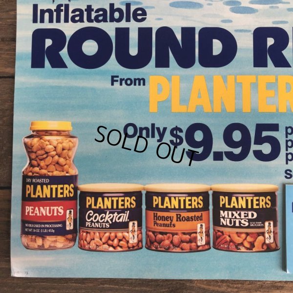 画像4: Vintage Planters Mr Peanut Store Display Poster Round Rider (T437)