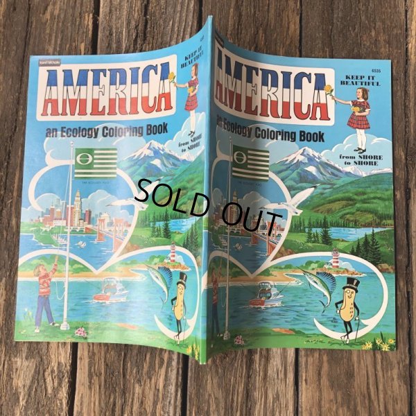 画像8: Vintage Planters Mr Peanut  AMERICA KEEP IT BEAUTIFUL Coloring Book (T431)