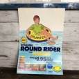 画像1: Vintage Planters Mr Peanut Store Display Poster Round Rider (T437) (1)