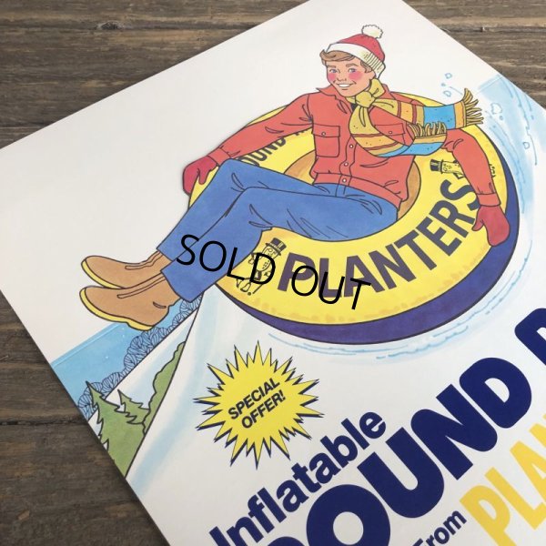 画像7: Vintage Planters Mr Peanut Store Display Poster Round Rider (T438)