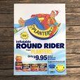 画像10: Vintage Planters Mr Peanut Store Display Poster Round Rider (T438)