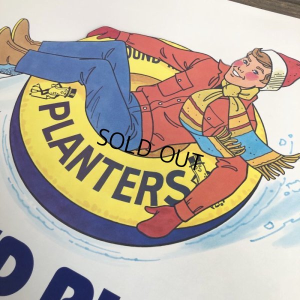 画像5: Vintage Planters Mr Peanut Store Display Poster Round Rider (T438)