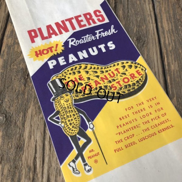 画像4: Vintage Planters Mr Peanut  Paper Bags 27oz (T427)