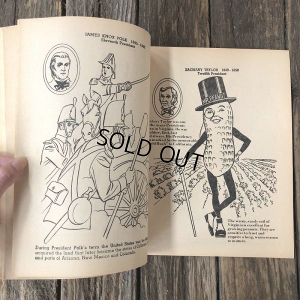 画像6: Vintage Planters Mr Peanut Presidents of the United States Coloring Book (T432)