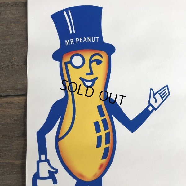 画像5: Vintage Planters Mr Peanut Store Display Poster (T440)