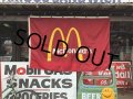 Vintage McDonalds Restaurant Sign Banner Flag #B (T443)