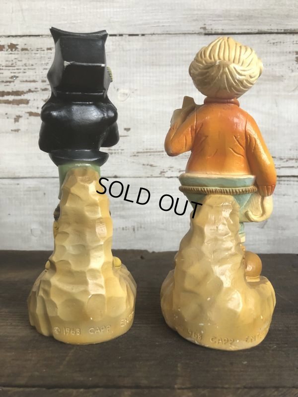 画像3: 60s Vintage Al Capp's Yokum family Mammy & Pappy Dogpatch Statue Set (T448)