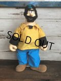 80s Vintage Popeye Brutus  Doll 52cm by Presents (T445)