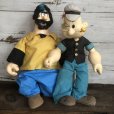 画像10: 80s Vintage Popeye Brutus  Doll 52cm by Presents (T445)