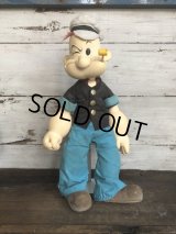 80s Vintage Popeye Doll 47cm by Presents (T444)