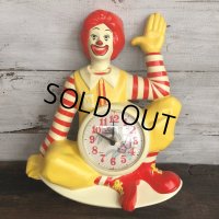 【SALE】 80s Vintage McDonald's Wall Clock (T458)