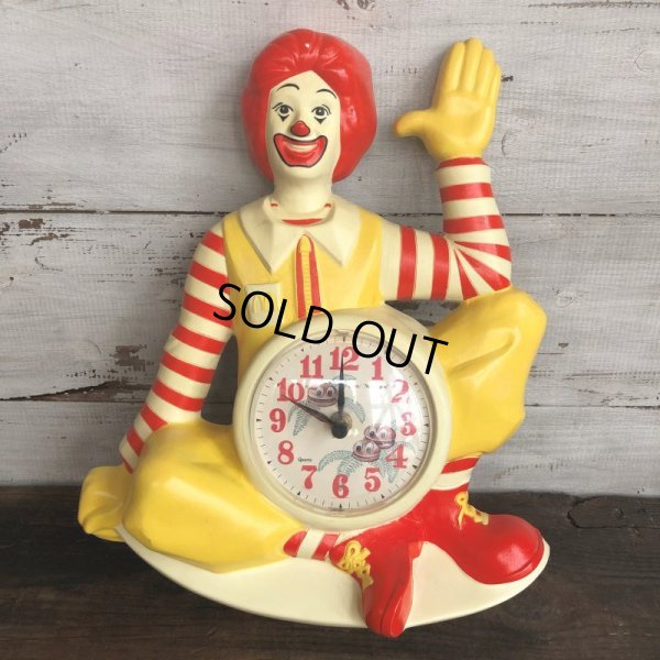 画像1: 【SALE】 80s Vintage McDonald's Wall Clock (T458)