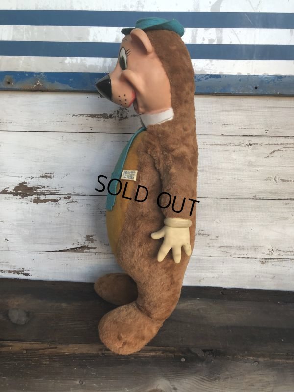 画像6: 50s Vintage Knickerbocker Yogi Bear BIG SIZE!! 66cm (T465)