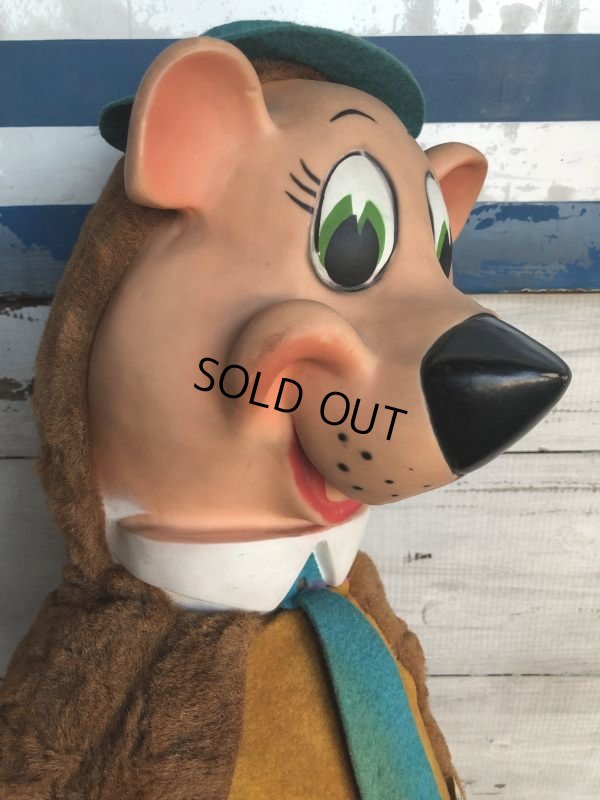 画像9: 50s Vintage Knickerbocker Yogi Bear BIG SIZE!! 66cm (T465)