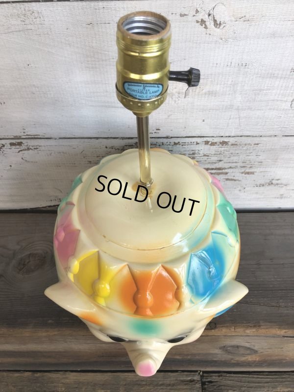 画像8: 70s Vintage Polka Dot Elephant Psychedelic Lamp (T468)