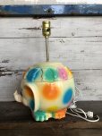 画像5: 70s Vintage Polka Dot Elephant Psychedelic Lamp (T468)