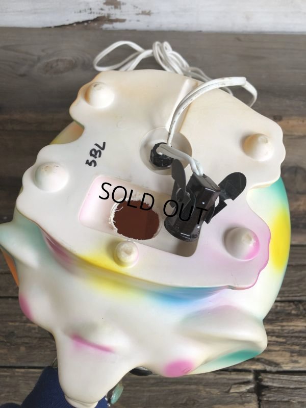 画像11: 70s Vintage Polka Dot Elephant Psychedelic Lamp (T468)