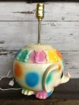 画像7: 70s Vintage Polka Dot Elephant Psychedelic Lamp (T468)