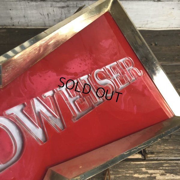 画像7: Vintage Anheuser Busch Budweiser Red Bowtie Store Display Light Sign (T475)