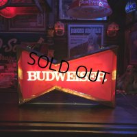 Vintage Anheuser Busch Budweiser Red Bowtie Store Display Light Sign (T475)