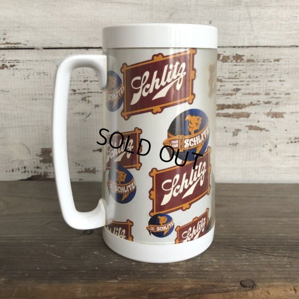 画像1: 70s Vintage Thermo-Sew Beer Mug Schlitz (T474)