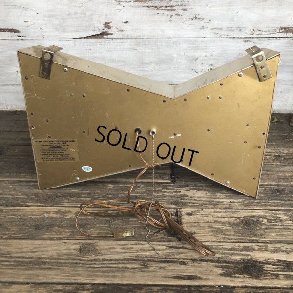 画像4: Vintage Anheuser Busch Budweiser Red Bowtie Store Display Light Sign (T475)