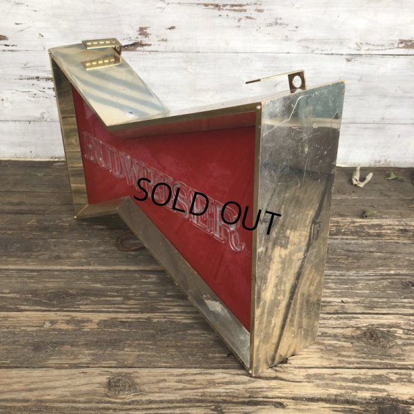 画像5: Vintage Anheuser Busch Budweiser Red Bowtie Store Display Light Sign (T475)