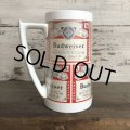 70s Vintage Thermo-Sew Beer Mug Budweiser (T472)