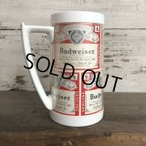 70s Vintage Thermo-Sew Beer Mug Budweiser (T472)