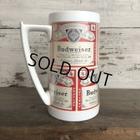 70s Vintage Thermo-Sew Beer Mug Budweiser (T472)