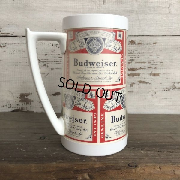 画像1: 70s Vintage Thermo-Sew Beer Mug Budweiser (T472)