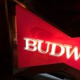 画像9: Vintage Anheuser Busch Budweiser Red Bowtie Store Display Light Sign (T475)