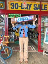 Vintage Snickers Bar Store Display Sign (T476)