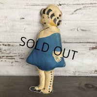 20s Antique Gasoline Alley Comic Strip Character Oil Cloth Doll (T479)